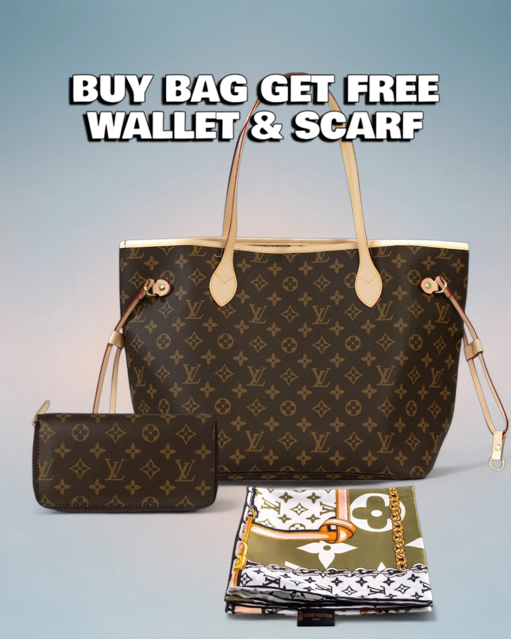 Louis Vuitton Brown Monogram Canvas Neverfull MM