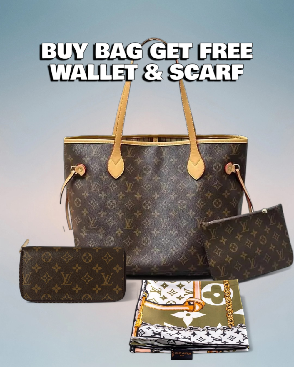 Louis Vuitton Brown Monogram Canvas Neverfull MM