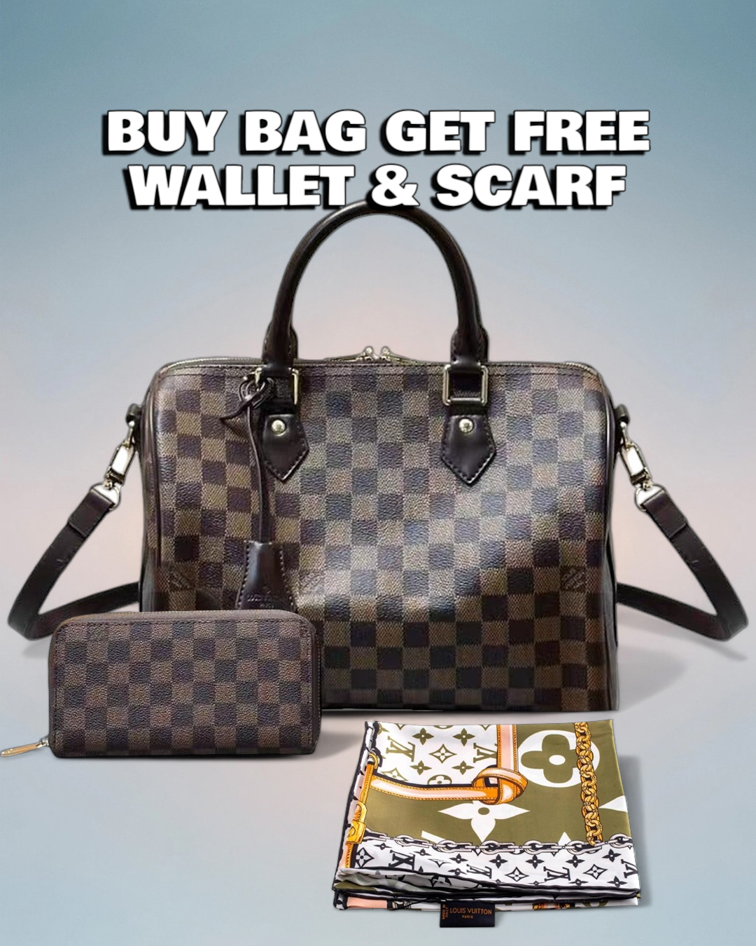Louis Vuitton Brown Damier Ebene Speedy Bandoulière 30
