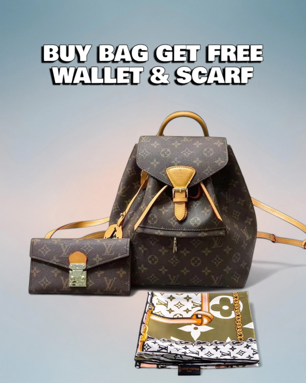 Louis Vuitton Brown Monogram Canvas Montsouris PM