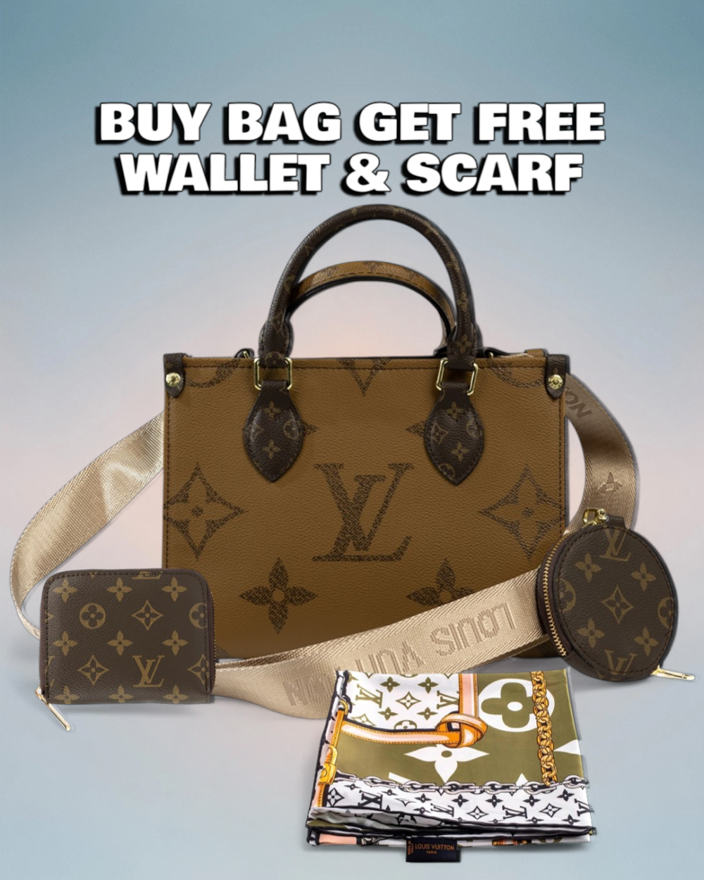 Louis Vuitton Brown Reverse Monogram Onthego PM