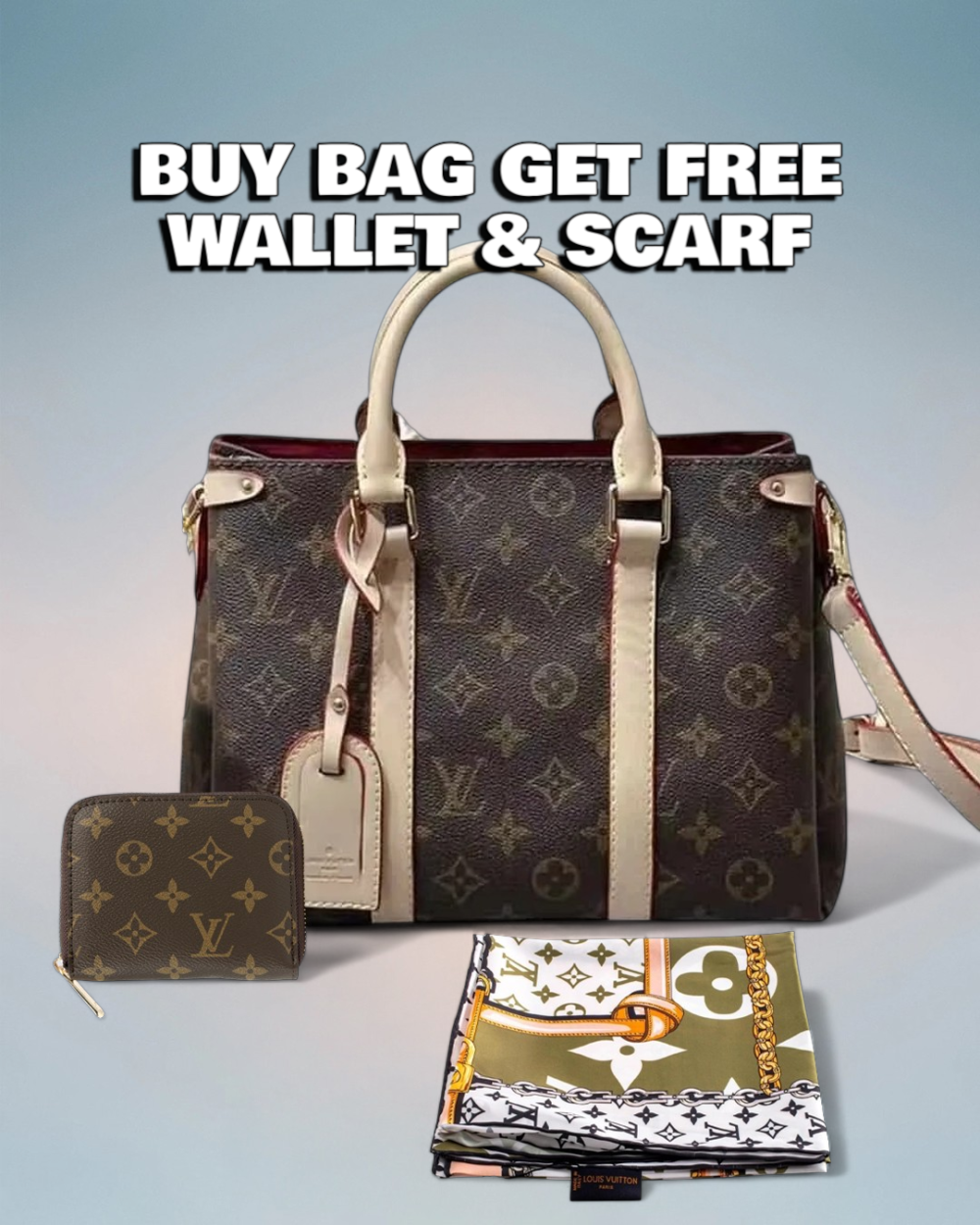 Louis Vuitton Brown Monogram Canvas Soufflot BB