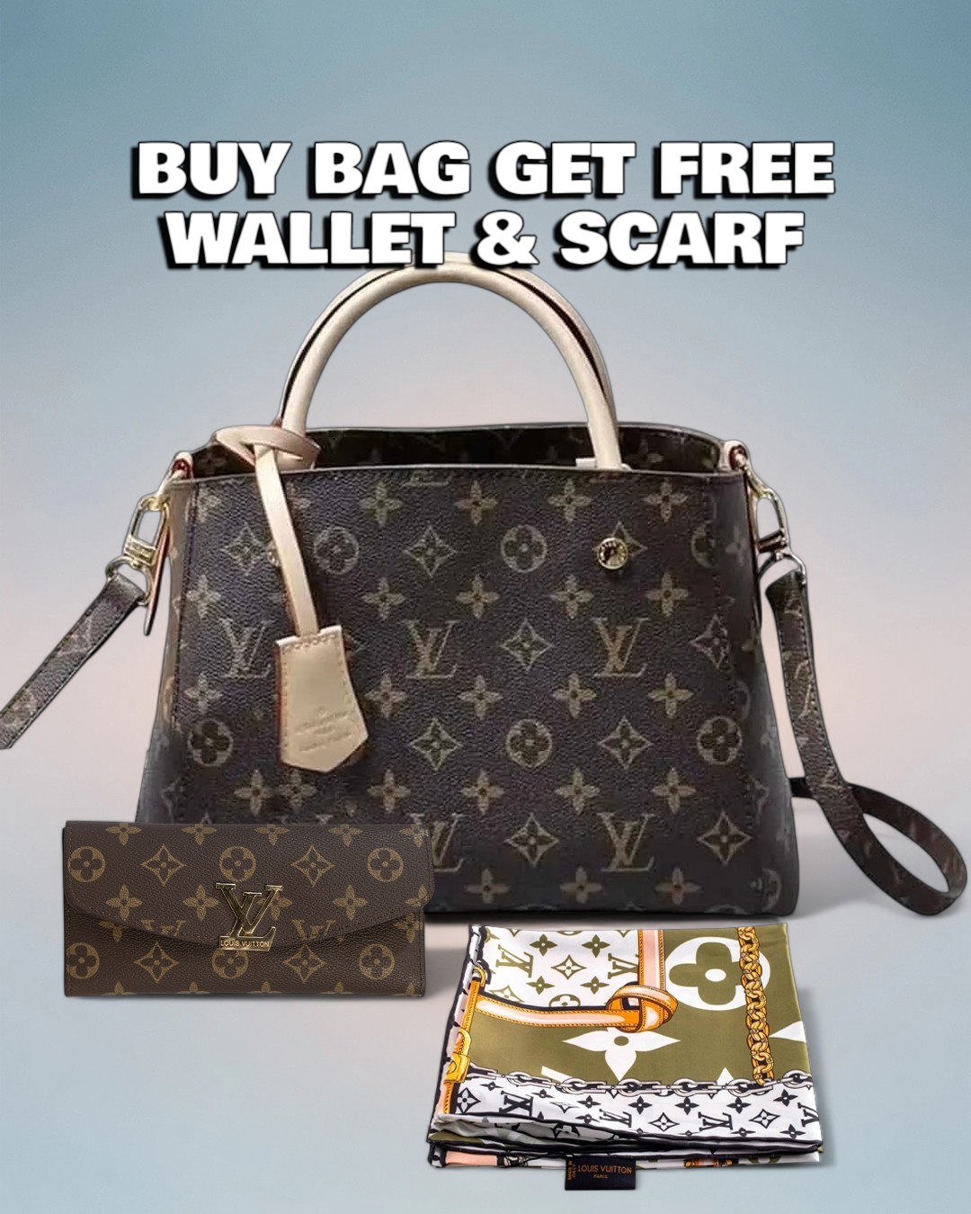 Louis Vuitton Brown Monogram Canvas Montaigne BB