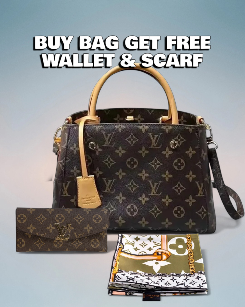 Louis Vuitton Brown Monogram Canvas Montaigne BB