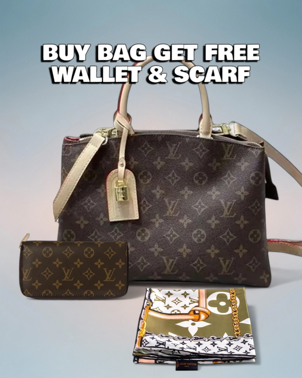 Louis Vuitton Brown Monogram Canvas Petit Palais