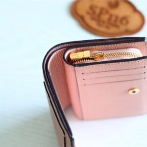 1:1 Replica Louis Vuitton Clea Wallet Monogram Empreinte Light Pink For Women, Women's Wallets 1.3in/11cm LV