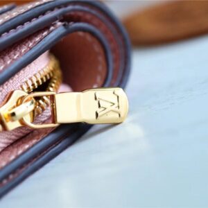 1:1 Replica Louis Vuitton Clea Wallet Monogram Empreinte Light Pink For Women, Women's Wallets 1.3in/11cm LV