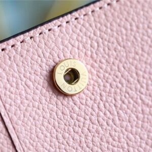 1:1 Replica Louis Vuitton Clea Wallet Monogram Empreinte Light Pink For Women, Women's Wallets 1.3in/11cm LV