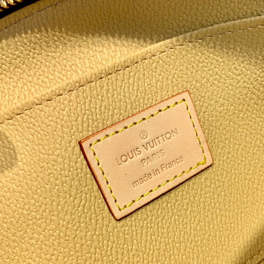 1:1 Replica Louis Vuitton Cosmetic Pouch PM Monogram Canvas For Women, Women's Bags 7.5in/19cm LV M47515 - Image 8