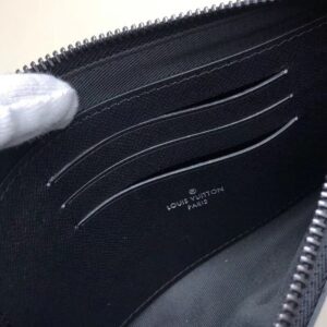 1:1 Replica Louis Vuitton Discovery Pochette Monogram Pacific Canvas Black For Women, Women's Wallet 8.3in/21cm LV M44323