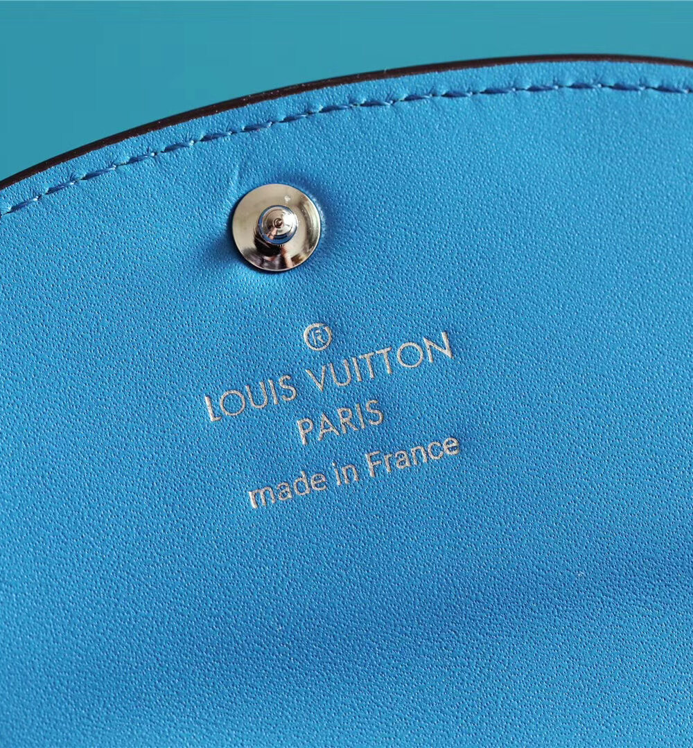 1:1 Replica Louis Vuitton Iris Compact Wallet Mahina White For Women, Women's Wallets 4.2in/12cm LV