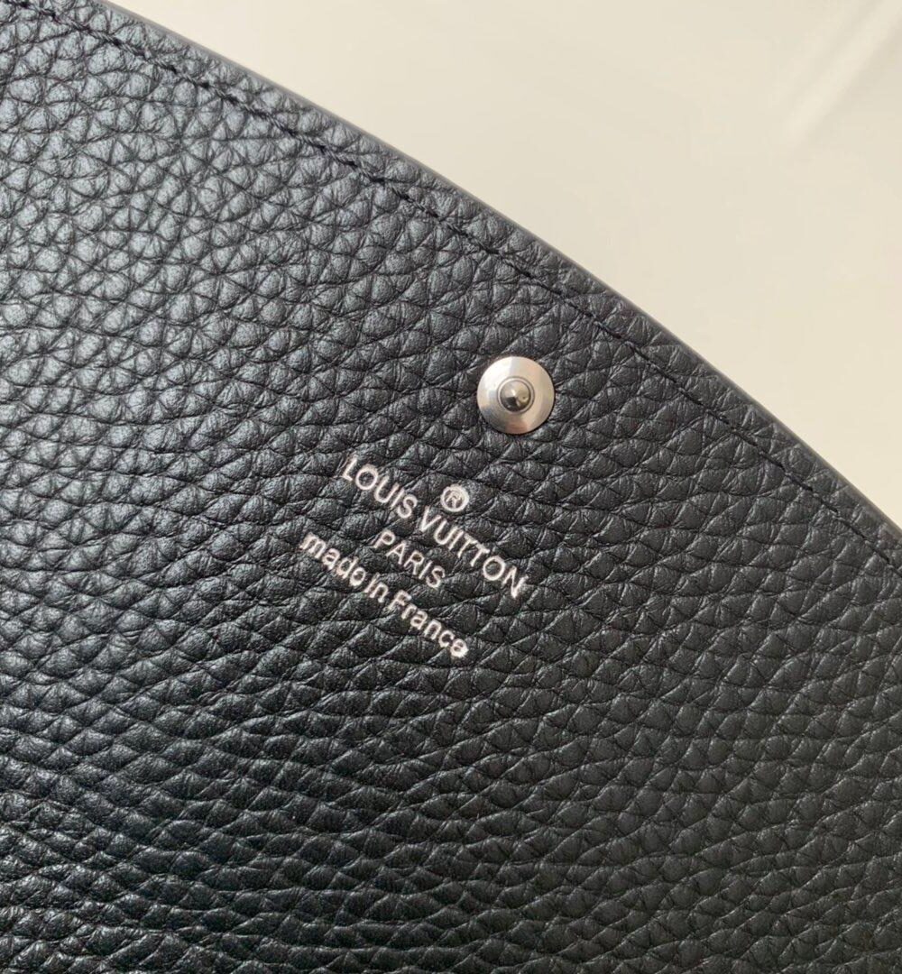 1:1 Replica Louis Vuitton Iris Wallet Monogram Canvas Black For Women, Women's Wallet 7.48in/19cm LV M60143