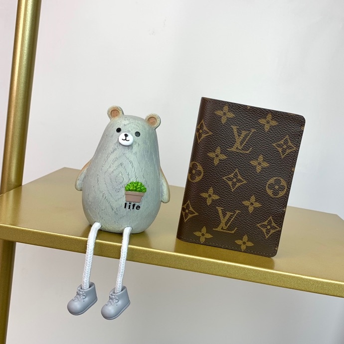1:1 Replica Louis Vuitton Pocket Organizer Monogram Canvas For Women, Women's Wallet 5.5in/14cm LV M60181 - Image 6