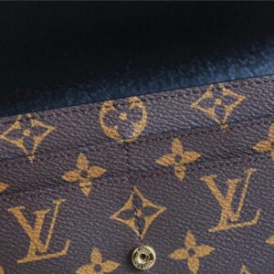 1:1 Replica Louis Vuitton Sarah Wallet Monogram and Monogram Reverse Canvas For Women, Women's Wallets 7.5in/19cm LV M80726