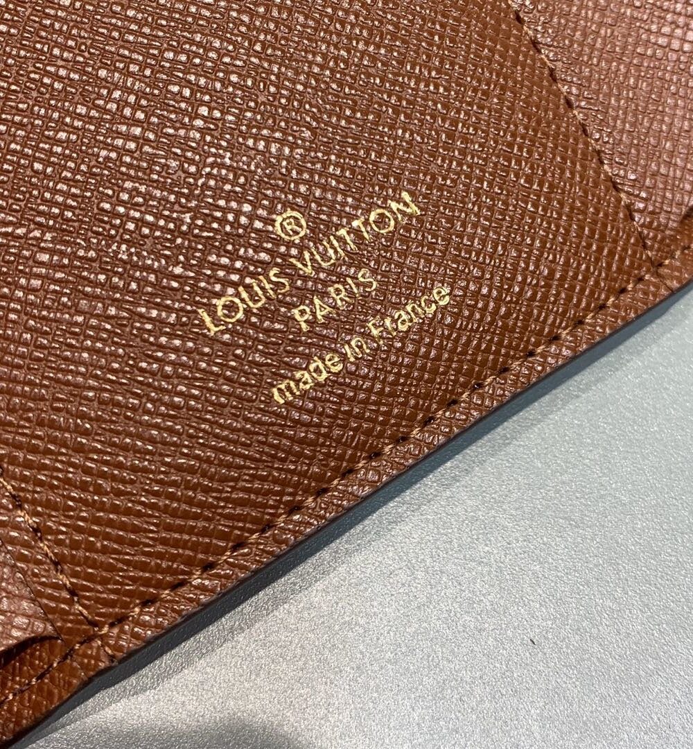 1:1 Replica Louis Vuitton Victorine Wallet Monogram Canvas Brown For Women, Women's Wallet 4.7in/12cm LV