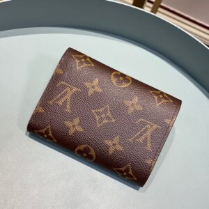 1:1 Replica Louis Vuitton Victorine Wallet Monogram Canvas For Women, Women's Wallet 4.7in/12cm LV M62472