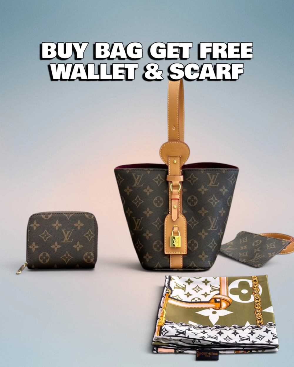 Louis Vuitton Brown Monogram Canvas All In BB