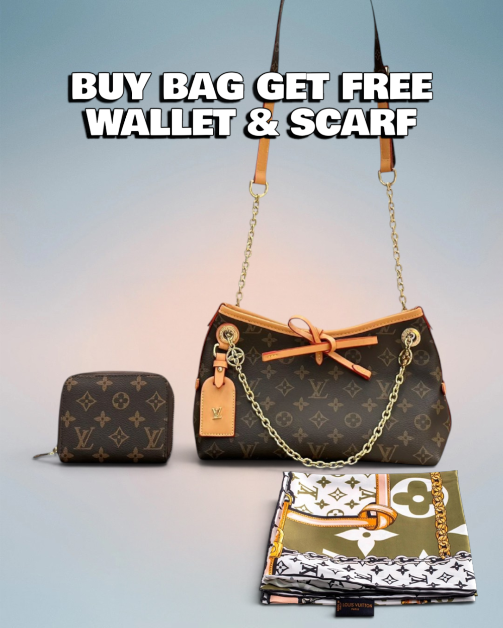 Louis Vuitton Brown Monogram Canvas CarryAll BB