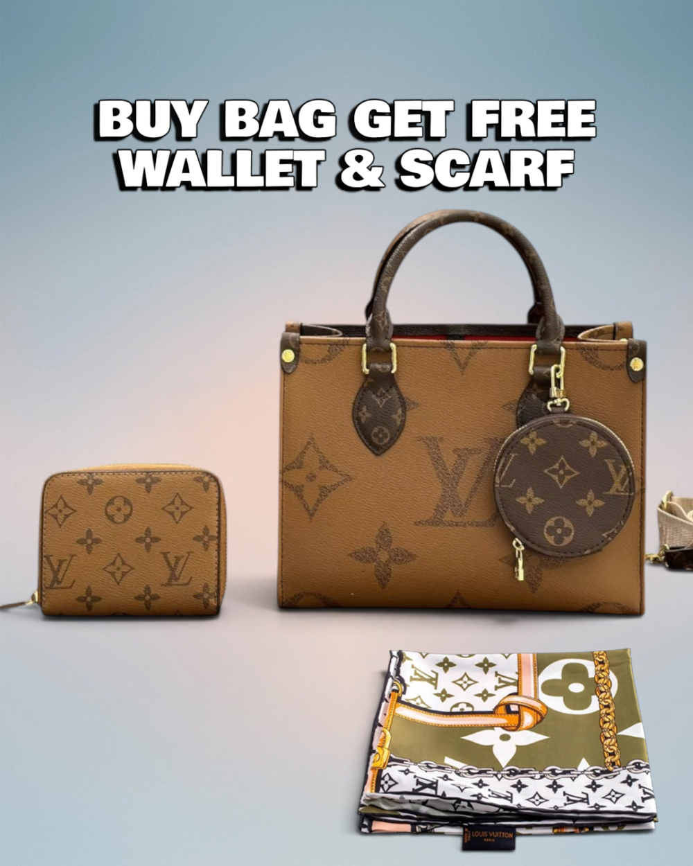 Louis Vuitton Brown Reverse Monogram Onthego PM