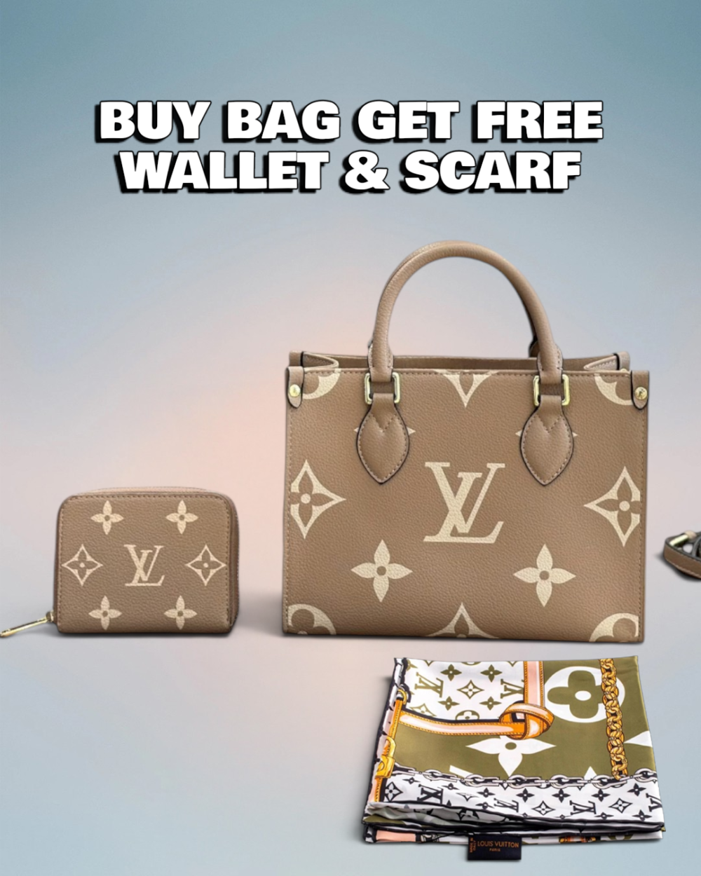 Louis Vuitton Caramel Giant Monogram Onthego PM