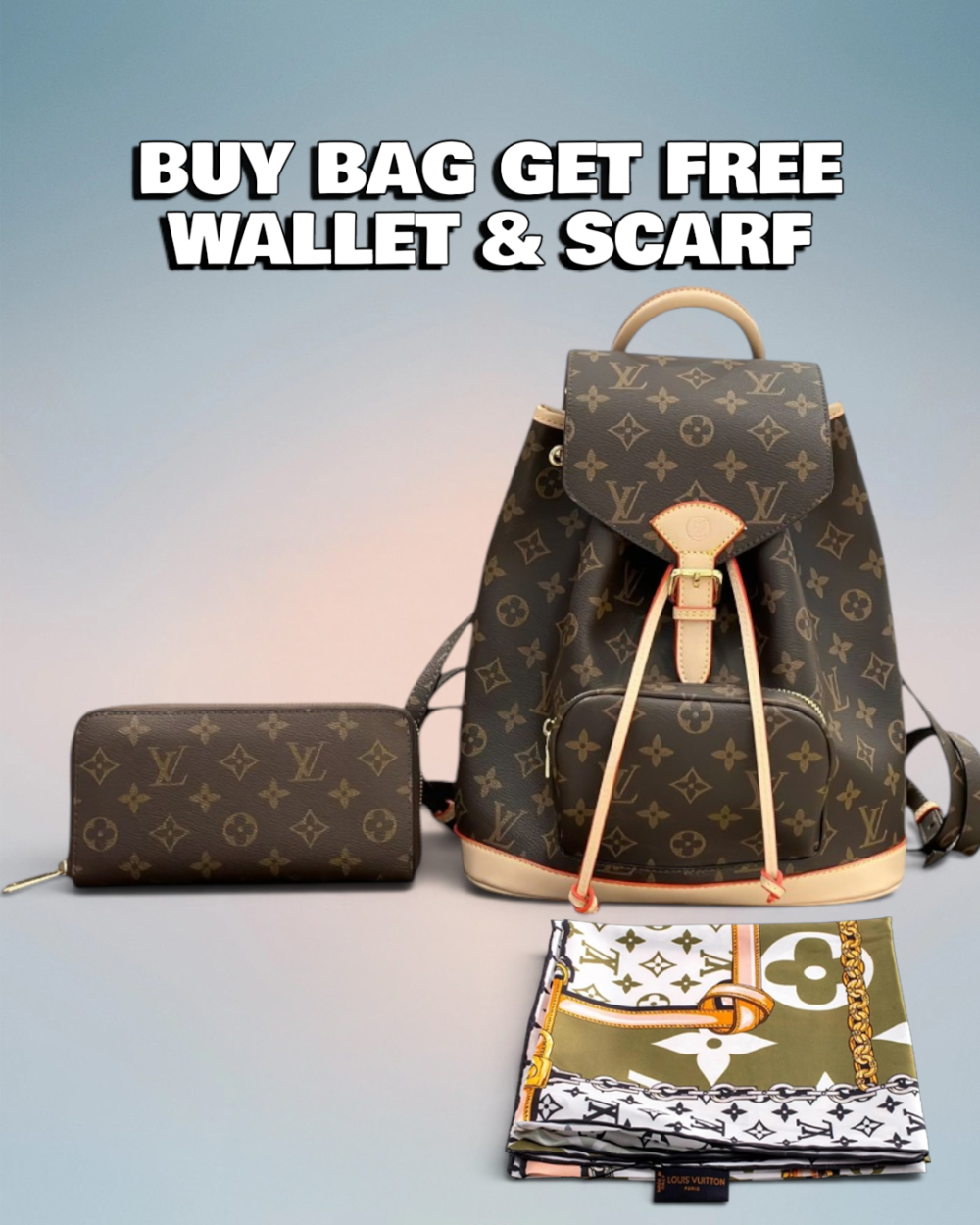 Louis Vuitton Brown Monogram Canvas Montsouris Mini