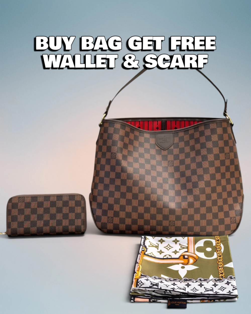 Louis Vuitton Brown Damier Ebene Delightfull MM