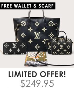Big bag + Nano speedy + Gifts (Free LV Wallet + Free LV Silk Scarf)