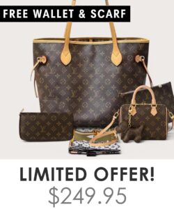 Big bag + Nano speedy + Gifts (Free LV Wallet + Free LV Silk Scarf)