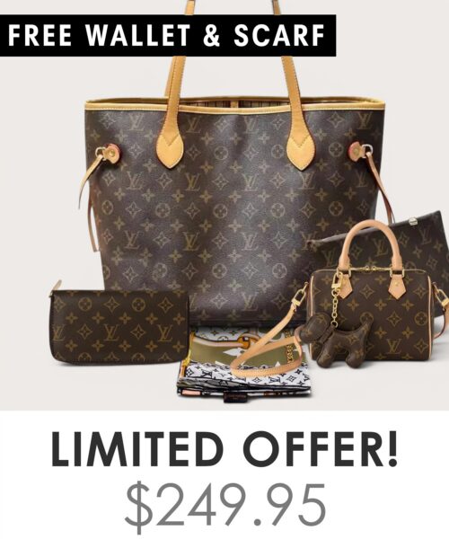 Bag + Nano speedy + Gifts (Free LV Wallet + Free LV Silk Scarf)