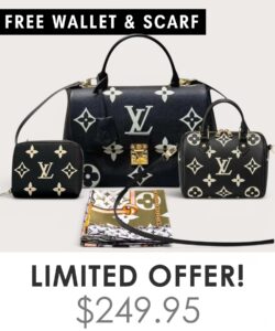 Big bag + Nano speedy + Gifts (Free LV Wallet + Free LV Silk Scarf)