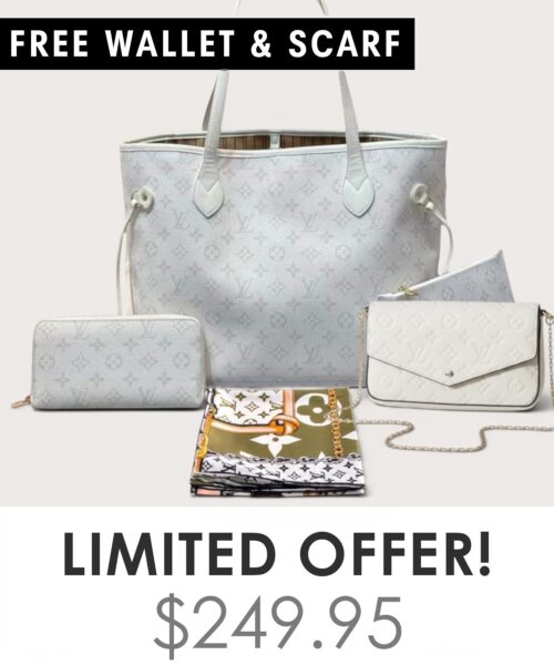 Big bag + Pochette Felicie Mini + Gifts(Free LV Wallet + Free LV Silk Scarf)