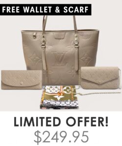 Big bag + Pochette Felicie Mini + Gifts(Free LV Wallet + Free LV Silk Scarf)