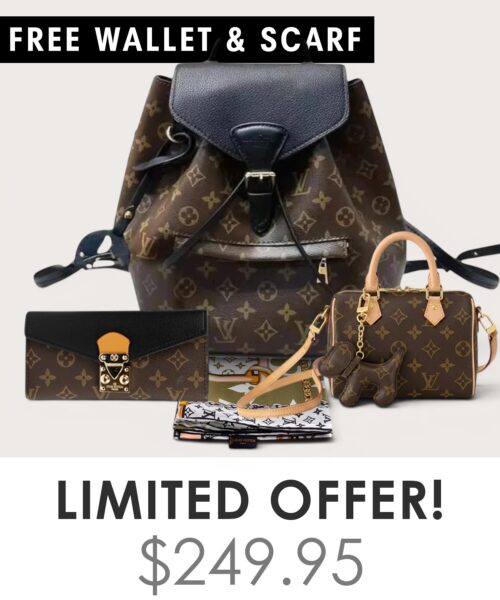 Bag + Nano speedy + Gifts (Free LV Wallet + Free LV Silk Scarf)