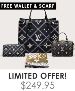 Big bag + Nano speedy + Gifts (Free LV Wallet + Free LV Silk Scarf)