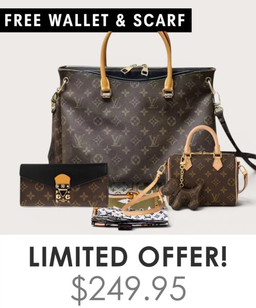 Bag + Nano speedy + Gifts (Free LV Wallet + Free LV Silk Scarf)