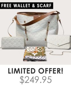 Big bag + Pochette Felicie Mini + Gifts(Free LV Wallet + Free LV Silk Scarf)