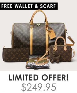 Big bag + Nano speedy + Gifts (Free LV Wallet + Free LV Silk Scarf)