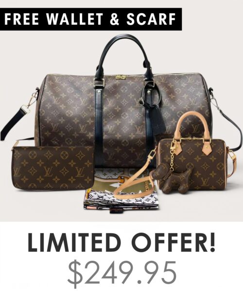 Big bag + Nano speedy + Gifts (Free LV Wallet + Free LV Silk Scarf)
