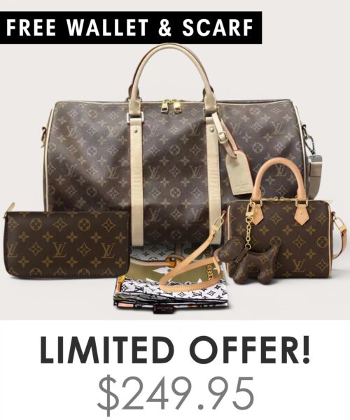 Big bag + Nano speedy + Gifts (Free LV Wallet + Free LV Silk Scarf)