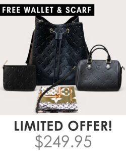 Big bag + Nano speedy + Gifts (Free LV Wallet + Free LV Silk Scarf)