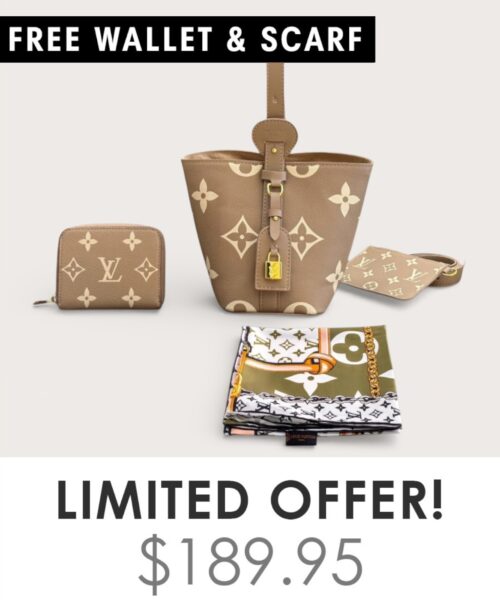 Bag + Gifts (FREE LV Wallet & FREE LV Scarf)