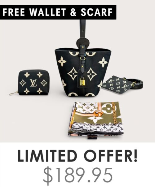 Bag + Gifts (FREE LV Wallet & FREE LV Scarf)