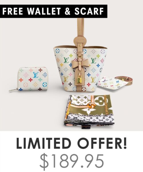 Bag + Gifts (FREE LV Wallet & FREE LV Scarf)