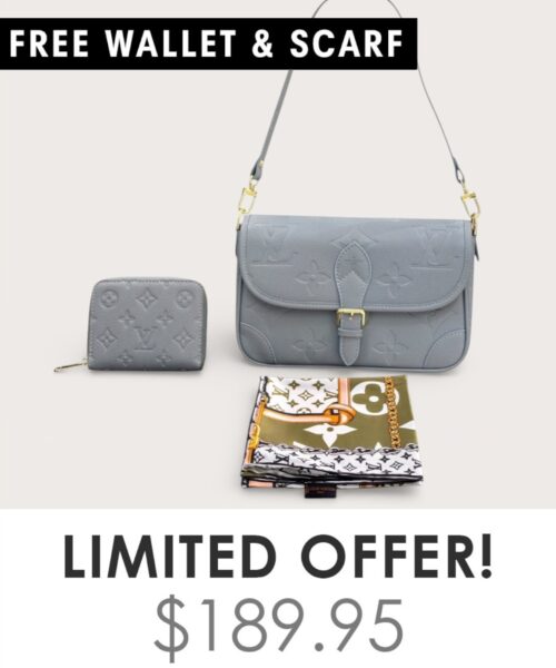 Bag + Gifts (FREE LV Wallet & FREE LV Scarf)