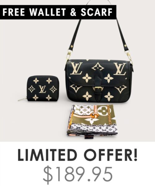 Bag + Gifts (FREE LV Wallet & FREE LV Scarf)