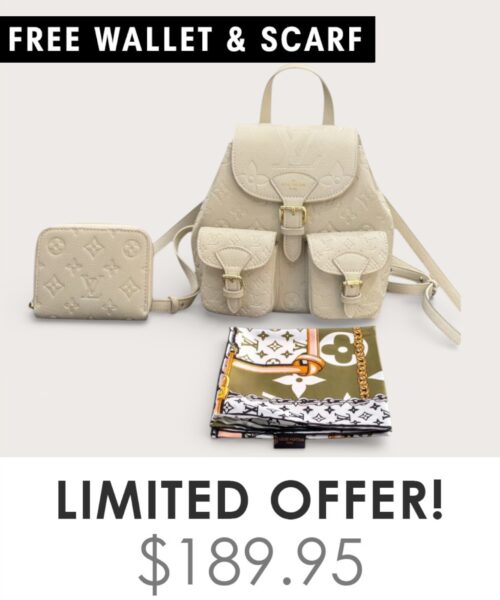 Bag + Gifts (FREE LV Wallet & FREE LV Scarf)