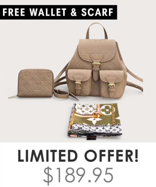 Bag + Gifts (FREE LV Wallet & FREE LV Scarf)