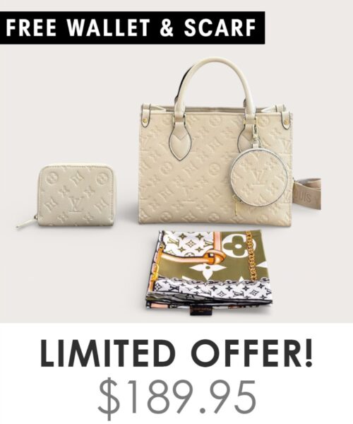 Bag + Gifts (FREE LV Wallet & FREE LV Scarf)