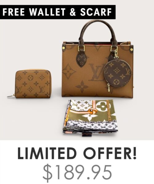 Bag + Gifts (FREE LV Wallet & FREE LV Scarf)
