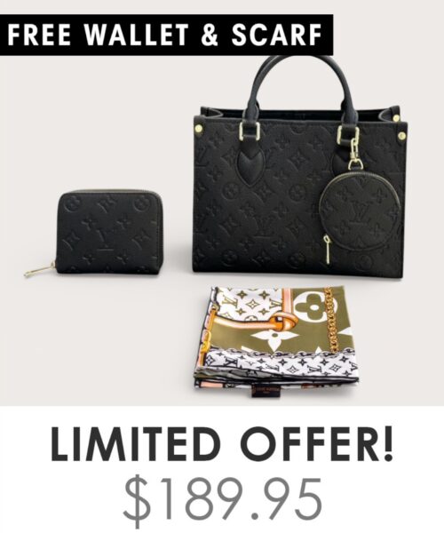 Bag + Gifts (FREE LV Wallet & FREE LV Scarf)